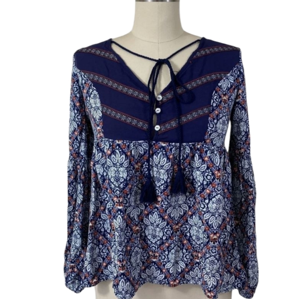 Blue Rain Blouse
